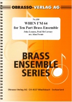 WHEN I'M 64 - Parts & Score, TEN PART BRASS MUSIC