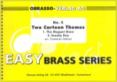 TWO CARTOON THEMES - Easy Band - Parts & Score, Beginner/Youth Band