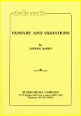 FANFARE & VARIATIONS - Score only, TEST PIECES (Major Works)