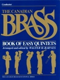 Can. Brass Bk. of EASY QUINTETS   Conductor - Score only, Canadian Brass
