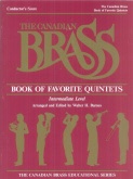Can. Brass Bk. of FAVOURITE QUINT.  Interm. - Score only