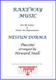 NESSUN DORMA - Bb.Cornet Solo with Piano accompaniment, Solos, Howard Snell Music
