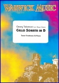 CELLO SONATA in D (Trombone) - Solo with Piano, SOLOS - Trombone