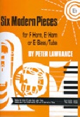 SIX MODERN PIECES for Eb Soprano or Eb Horn - Solo with Pian