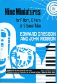 NINE MINATURES for Eb Bass/ Tuba - Solo with Piano, Books
