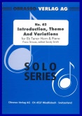 INTRODUCTION, THEME & VARIATIONS (EbHorn) - Solo with Piano