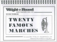 TWENTY FAMOUS MARCHES -  Third Cornet part book