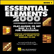 Essential Elements 2000, Percussion - Play Along Trax - Bk1, Books, Tutor Books