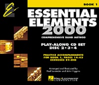 Essential Elements 2000, Book 1 - Play Along Trax - 3-CD Set