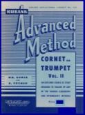 RUBANK ADVANCED METHOD for Cornet/Trumpet - Book II, Books