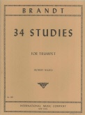 34 STUDIES for TRUMPET - Book, Books