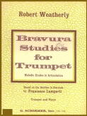 BRAVURA STUDIES for TRUMPET -  Solo & Piano, Books