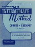 RUBANK INTERMEDIATE METHOD for Trumpet