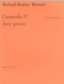 COMMEDIA IV for Brass Quintet - Parts & Score, Quintets
