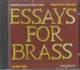 ESSAYS FOR BRASS 03 - Volume 3 - CD, BRASS BAND CDs