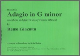 ADAGIO in G Minor - Parts & score, LIGHT CONCERT MUSIC