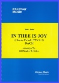 IN THEE IS JOY (Chorale Prelude BWV 615) - Parts & Score, Hymn Tunes, Howard Snell Music