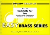 COCKTAILS for TWO - Easy Brass Band Series#35 Parts & Score, Beginner/Youth Band