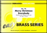 MERRY CHRISTMAS EVERYBODY - Easy Brass Band - Pts. & Score, Christmas Music