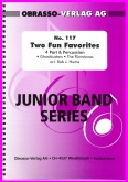 TWO FUN FAVOURITES - Junior Band Series #117 - Parts & Score, Flex Brass, FLEXI - BAND