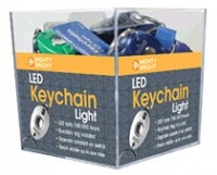 CUBE OF 48 KEYCHAIN LED LIGHTS