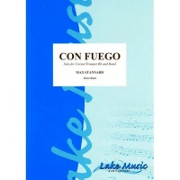 CON FUEGO - Bb.Cornet Solo - Parts & Score