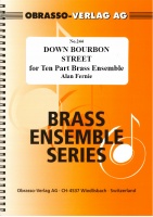 DOWN BOURBON STREET - Ten Part Brass - Parts & Score, TEN PART BRASS MUSIC