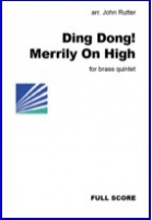 DING DONG! MERRILY ON HIGH - Parts & Score, Quintets