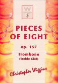 PIECES OF EIGHT - Trombone (Treble Clef) with Piano, SOLOS - Trombone