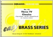 THREE TV CLASSICS - Easy Brass Band - Sc. & Parts, Beginner/Youth Band