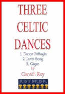 THREE CELTIC DANCES - Parts & Score
