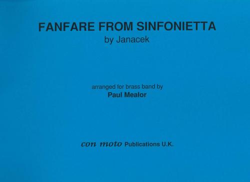 FANFARE FROM SINFONIETTA - Score only, LIGHT CONCERT MUSIC, Con Moto Brass