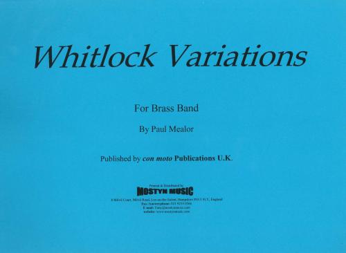 WHITLOCK VARIATIONS - Parts & Score, Con Moto Brass