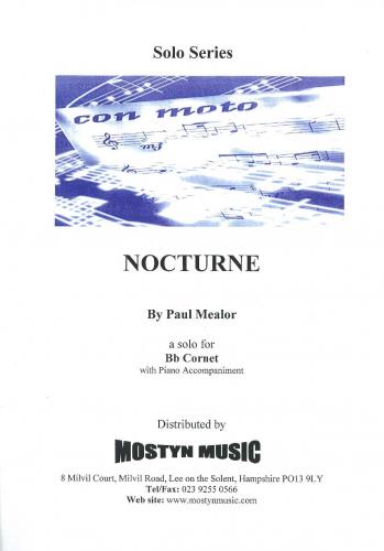 NOCTURNE, FOR Bb CORNET & PIANO, Con Moto Brass