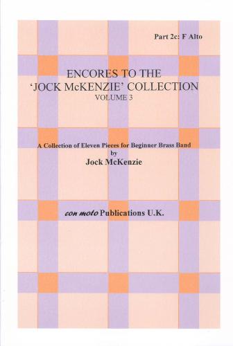 ENCORES TO JOCK MCKENZIE COLLECTION Vol 3, Part 2C, F Alto, Con Moto Brass, Beginner/Youth Band