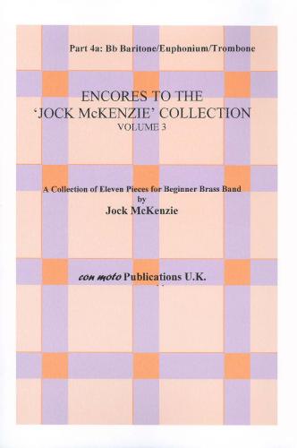 ENCORES TO JOCK MCKENZIE COLLECTION Vol 3, Part 4A, Bb Barit, Con Moto Brass, Beginner/Youth Band