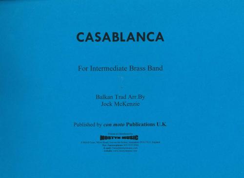 CASABLANCA - Parts & Score, Beginner/Youth Band, Con Moto Brass