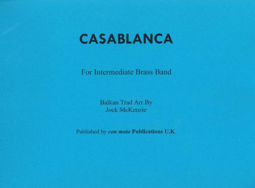 CASABLANCA - Score only, Beginner/Youth Band, Con Moto Brass