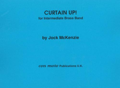 CURTAIN UP - Score only, Beginner/Youth Band, Con Moto Brass