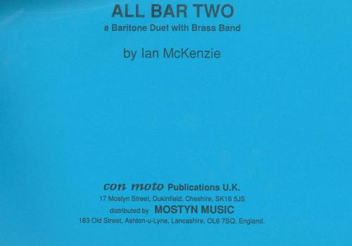 ALL BAR TWO - Score only