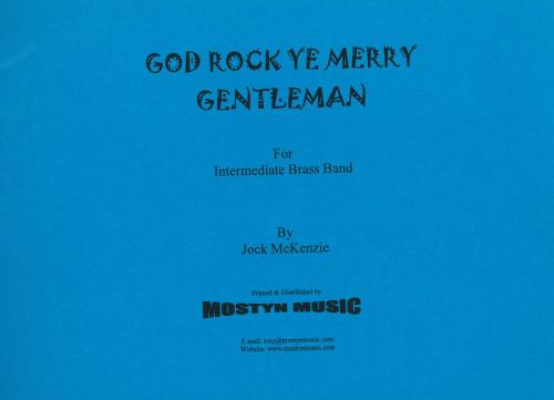 GOD ROCK YE MERRY GENTLEMEN - Score only, Christmas Music, Con Moto Brass