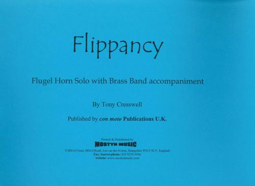FLIPPANCY WITH BRASS BAND - Parts & Score, SOLOS - FLUGEL HORN, Con Moto Brass