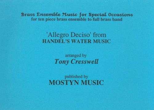 ALLEGRO DECISO - Score only, TEN PART BRASS MUSIC