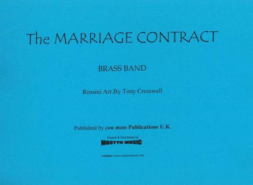THE MARRIAGE CONTRACT, BRASS BAND - Score only