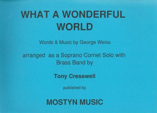 WHAT A WONDERFUL WORLD - Score only, SOLOS - E♭.Soprano Cornet, Con Moto Brass