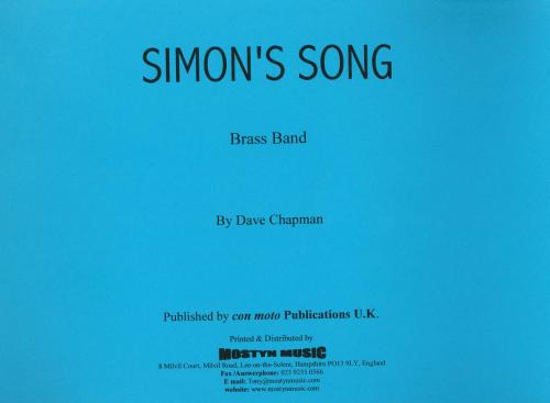 SIMON'S SONG - Parts & Score