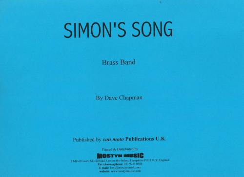 SIMON'S SONG - Score only, Con Moto Brass