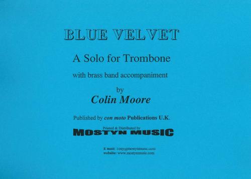 BLUE VELVET - Trombone Solo - Parts & Score, SOLOS - Trombone, Con Moto Brass