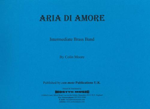 ARIA DI AMORE - Parts & Score, Beginner/Youth Band, Con Moto Brass