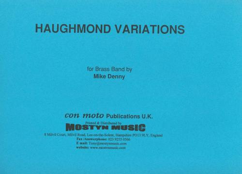 HAUGHMOND VARIATIONS, BRASS BAND - Parts & Score